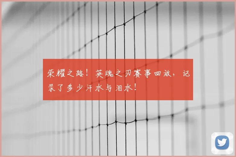 荣耀之路！英魂之刃赛事回放，记录了多少汗水与泪水！